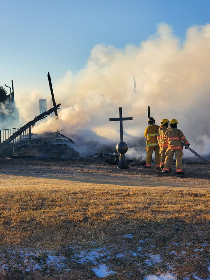 Zion Lutheran Church steeple saved